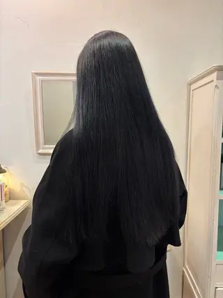 ロング カラー 角田 いちるのヘアスタイル