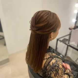 ロング ヘアアレンジ Mikazuki オーナーTeradaのマツエク・マツパデザイン