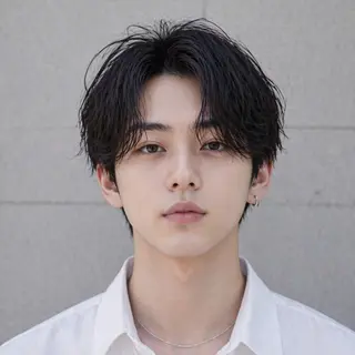 メンズ シャドウ/フェザー ニュアンスヘアメンズのヘアスタイル