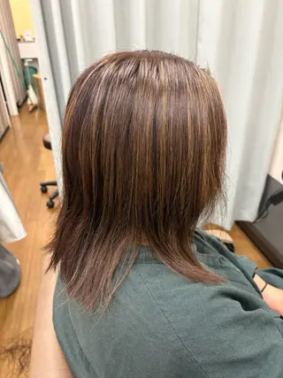 ミディアム カラー TELA HAIR 幕張本郷店　千尋のヘアスタイル