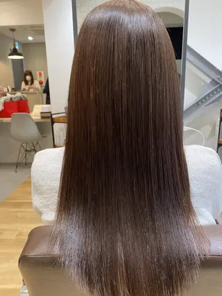 ロング 深夜まで営業中‼️ レム髪質改善のヘアスタイル