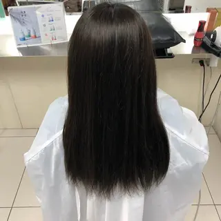 髪質改善 💠 韓国風うる艶/シオリのヘアスタイル