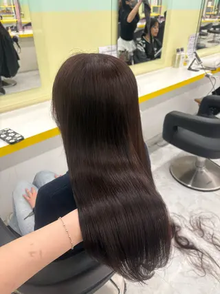 ロング カラー ベージュ×レイヤー 🤎横浜/miu🤎のヘアスタイル