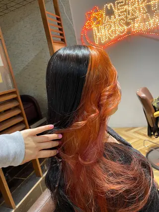 カラー バヤラー バイガルマーのヘアスタイル