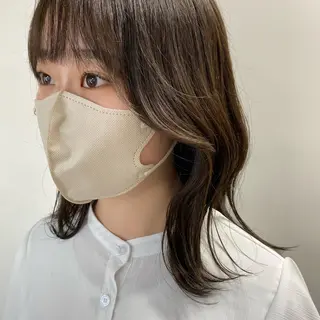 ミディアム 髪質改善 髪質改善カラーゆうひのヘアスタイル