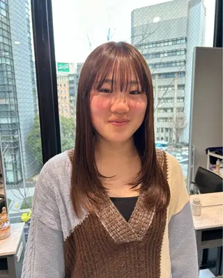 ロング 寺川留以 /カットモデル募集中のヘアスタイル