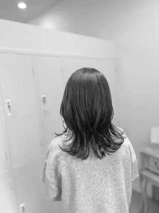 ロング カラー ROCCAhair 谷山陸のヘアスタイル