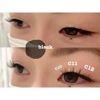 セミロング カラー ヘアアレンジ マツエク・マツパ まつパ/まつエク Ci belleのマツエク・マツパデザイン