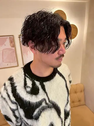 パーマ メンズ メンズパーマ/長岡 坂口祥貴/店長のヘアスタイル