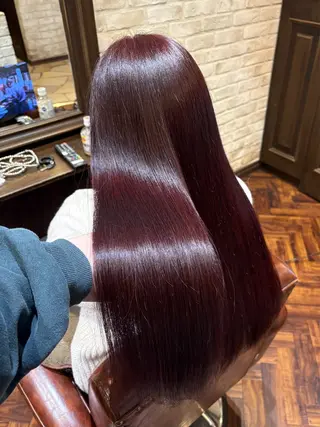 ロング カラー 🐺イノウエ サキ🐺のヘアスタイル