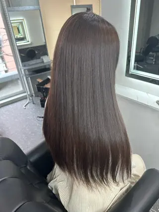 ロング パーマ 髪質改善⭐️縮毛矯正 中野⭐️Rinaのヘアスタイル