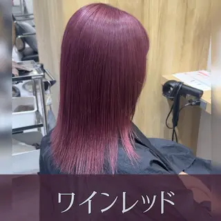 ミディアム カラー 癖毛改善縮毛矯正 /中山なかやまのヘアスタイル