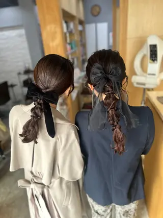 ミディアム miloc MOMOKAのヘアスタイル