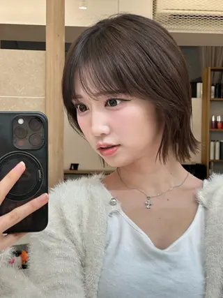 ショート ショート/ボブ/ 渋谷/表参道/星優斗のヘアスタイル