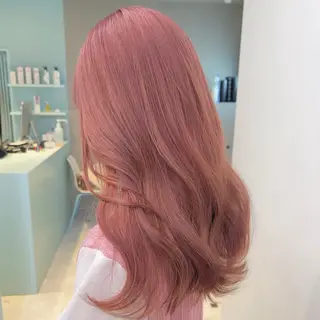 セミロング カラー ヘアアレンジ 縮毛矯正🤍 盛れるボブ/ひかりのヘアスタイル