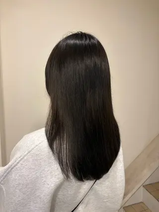 セミロング カラー カットパーマモデル 募集中🧺アンジュのヘアスタイル