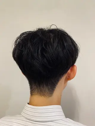 ショート メンズ 宮腰 瑠果のヘアスタイル