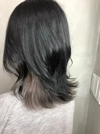 セミロング カラー mono azuのマツエク・マツパデザイン