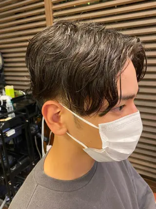 パーマ メンズ liL  hair サトウリョウタのヘアスタイル