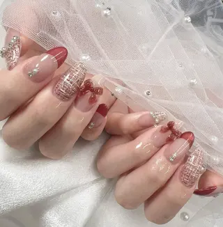 ネイル bijou nails 蓮のネイルデザイン