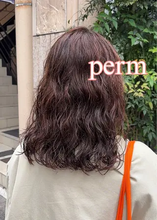 セミロング パーマ CYAN.栄店所属・パーマ/髪質改善 【榎本千夏】のヘアスタイル