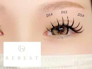 マツエク・マツパ REBEST 四條畷店のマツエク・マツパデザイン