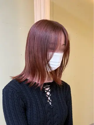 ミディアム 八村 一花のヘアスタイル