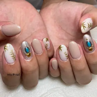 ネイル mks＊nail //  枚方長尾のネイルデザイン
