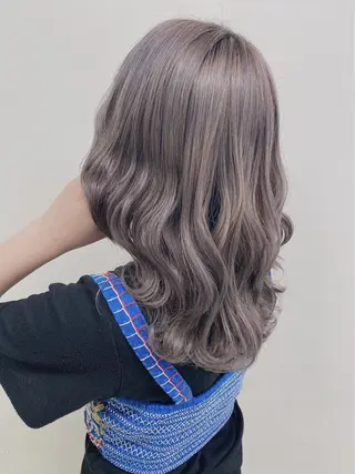ミディアム カラー エフェクトブリーチ 🌟前澤啓太朗のヘアスタイル