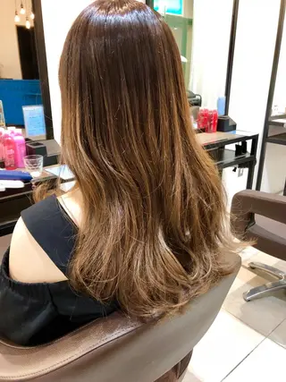 ロング カラー 笠谷 正之のヘアスタイル
