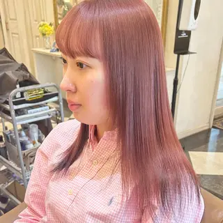 ミディアム カラー ゆう🫧 透明感/ハイトーンのヘアスタイル