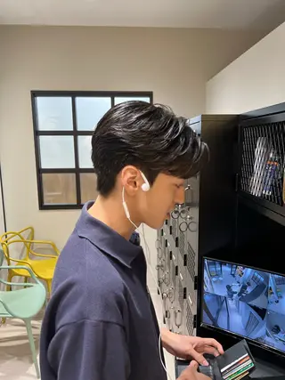 ショート パーマ ダウンパーマ/ 韓流ヘア/下栃棚渚のヘアスタイル