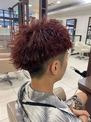 ショート カラー パーマ メンズ 大澤　裕貴 【メンズカット】のヘアスタイル