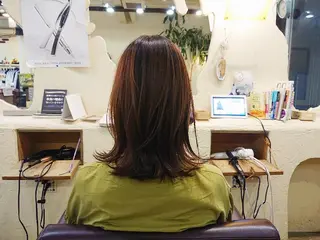 ミディアム 「sumi」 AMIのヘアスタイル