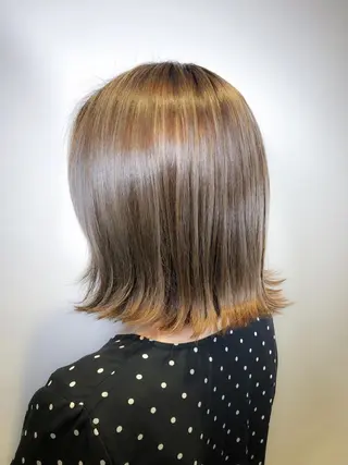 ミディアム 池田 寿子のヘアスタイル