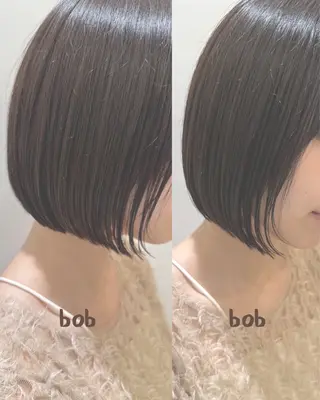 ミディアム 松下仁美 /切りっぱなしボブのヘアスタイル