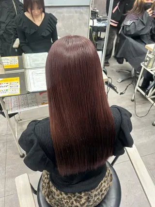 ロング カラー 暖色カラー🪷 オタク美容師🎶のヘアスタイル