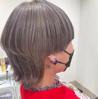 ショート カラー スキバサミを使わない カット🌼唯🌼のヘアスタイル