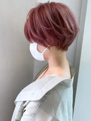 ショート カラー 髪質改善/艶髪 やまなかのヘアスタイル