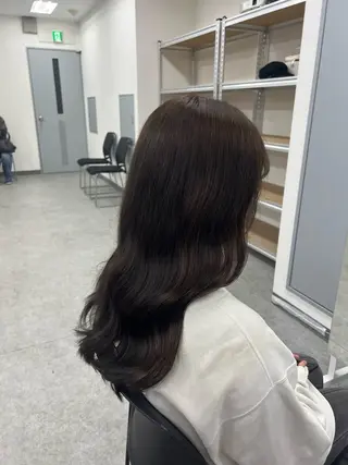 ロング ブリーチありorなし 暖色カラー🎀セナのヘアスタイル