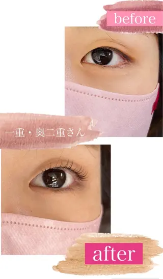 マツエク・マツパ CLOVER. akiのマツエク・マツパデザイン