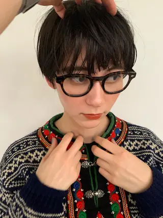 ショート 柔らかいカラー🎀 rinaのヘアスタイル