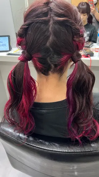 カラー ヘアアレンジ 🎀tokute ナオ🧸のヘアスタイル