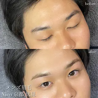 メンズ アイブロウ Nico　山本 晃平の眉毛・アイブロウイメージ