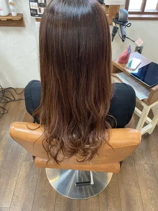 ロング カラー 木村🌟髪質改善ケア 💎デザインカラーのヘアスタイル