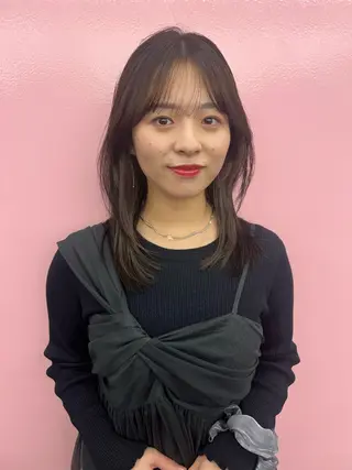 セミロング haruka /透明感カラーのヘアスタイル