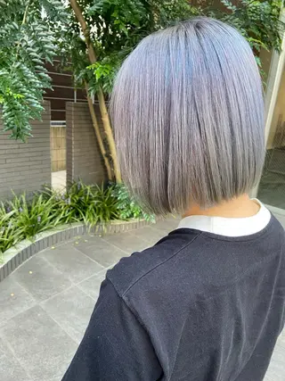 ショート カラー 🌈8月末までシャ イン輝きハイトーン✨のヘアスタイル