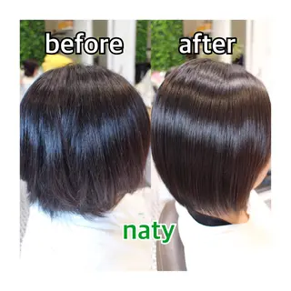 ショート 元村貴裕   ・ 美髪矯正natyのヘアスタイル