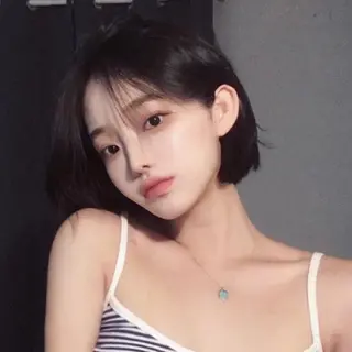 ショート yu-ri🩷 韓国ヘアのヘアスタイル