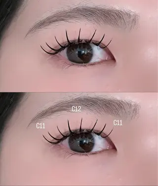 マツエク・マツパ meRK manamiのマツエク・マツパデザイン